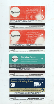 ticket - Yearly and Sunday Metcards 