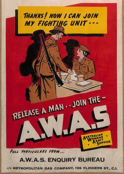 "Release a man...join the AWAS"