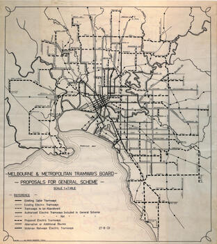 Melbourne and Metropolitan Tramways Board Proposals for General Scheme,