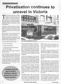 "RTBU Tram & Bus Worker" - report 2