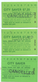 Ticket - City Saver - set of 3