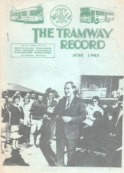 The Tramway Record" - June 1983 cover
