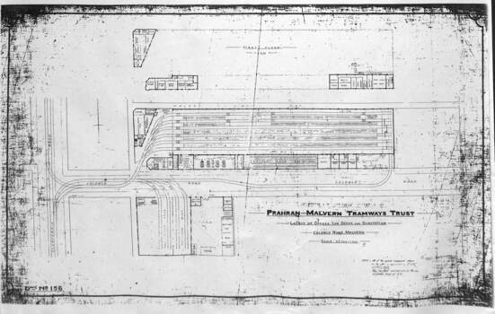 "PMTT Malvern Depot" - depot plan and workshop