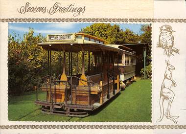 Christmas Card - Alf Twentyman cable car set