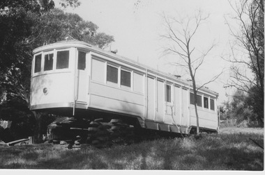 VR tram car as shed