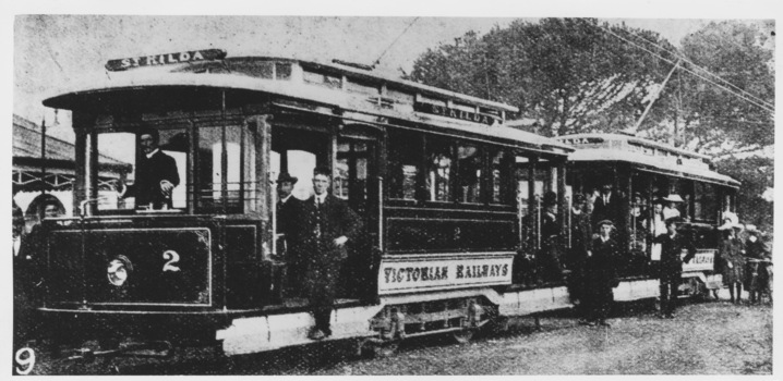 VR tram 2 first fleet with sister car