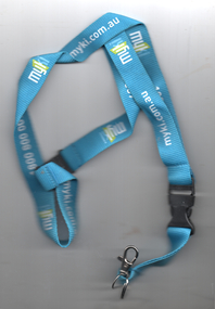 Myki Lanyard with website title