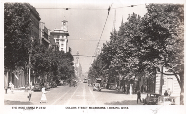 Collins Street looking west"