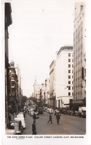 "Collins Street Looking East Melbourne"