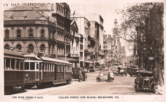 "Collins Street (The Block) Melbourne Vic."