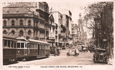 "Collins Street (The Block) Melbourne Vic."