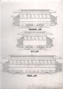 Drawing of cable trailer.