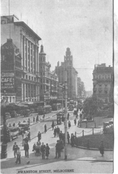 "Swanston Street, Melbourne"