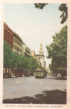 "Beautiful Collins Street looking west Melbourne"