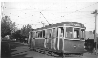 Tram 174 - Holden St service iin Barkly St