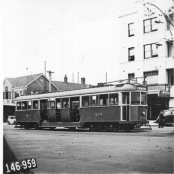 Tram 674 Fitzroy St St Kilda.