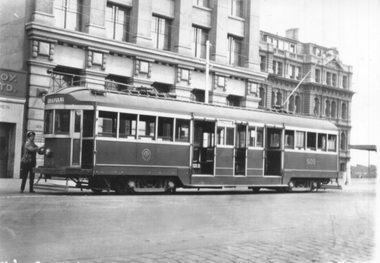 Tram 509 Collins and Spencer Sts.