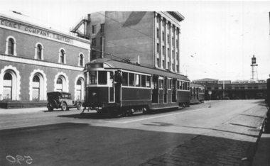 Tram 636 Collins St at Spencer St.