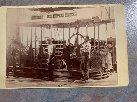 Digital Image - Cable tram grip in workshop