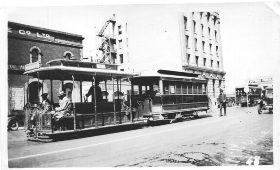 Cable trams - Collins St at Spencer St