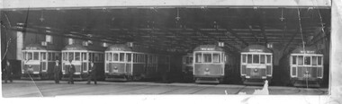 Malvern depot - "idle trams"