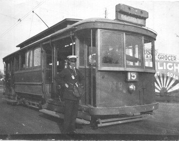 "B class tram 24 at Mont Albert"