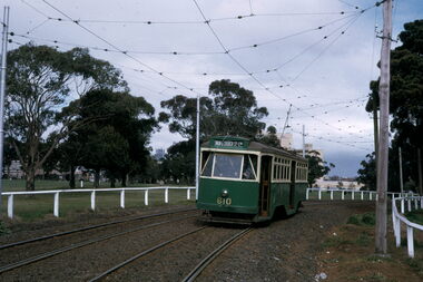 Slide - Y1 610 - Royal Park line, Warren Doubleday, 1/9/1971