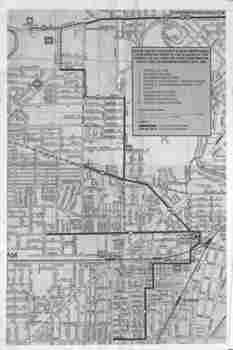 "The Footscray Local Tramways" - map