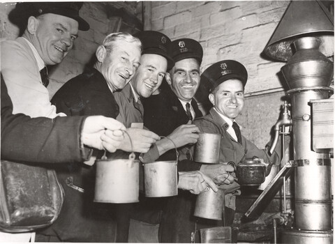 "Happy at their work" - 