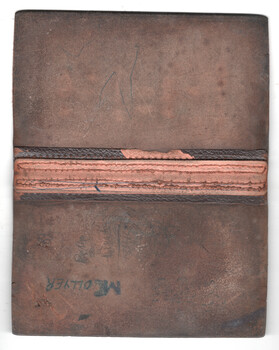 Journal or ticket record wallet - inside