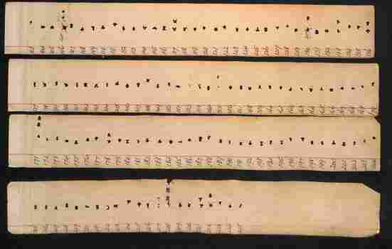 Essendon Depot - ticket punch marks = set 2 of 2, part 2