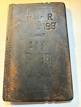 Journal or ticket record wallet - St Kilda depot