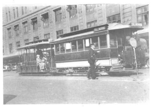 Cable tram 336 Lonsdale St.