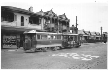 Cable tram 21 Collingwood terminus