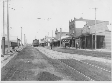 Fitzroy, Northcote & Preston Tramways Trust car number 1 in Plenty Road