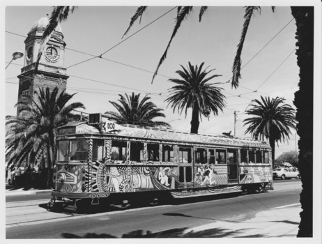 SW5 class tram number 682 in Transporting Art livery