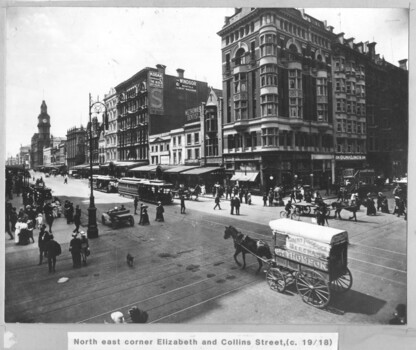 Cable trams - Elizabeth and Collins St.