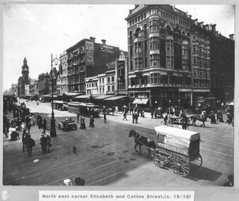 Cable trams - Elizabeth and Collins St.