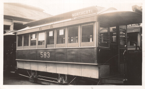 Clifton Hill depot - tram 583