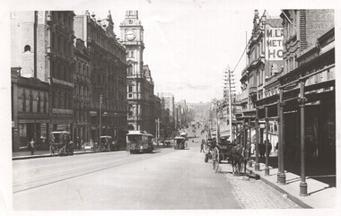 Bourke St looking east from near Queen Street