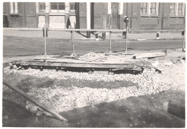 Demolition of cable tram track - 1