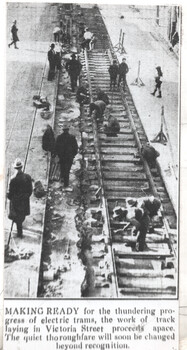 Newspaper clipping - Victoria St Richmond conversion