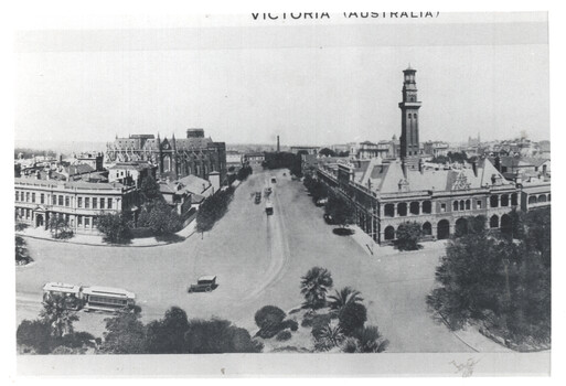 Victoria Parade and Gisborne St - cable trams