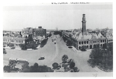 Victoria Parade and Gisborne St - cable trams