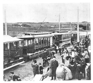 NMETL trams at Saltwater River