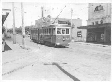 Photograph - VR Tram 50 Sandringham depot entrance, K McCarthy, 1-1-1951