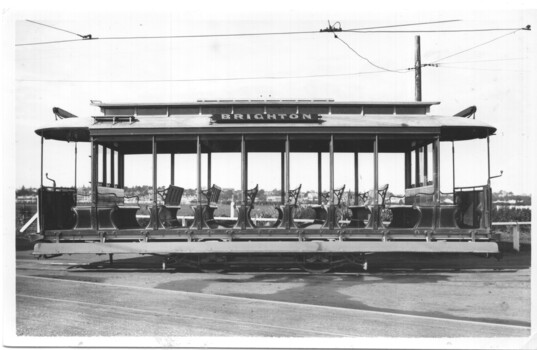 VR tram Cross bench tram, Elwood depot