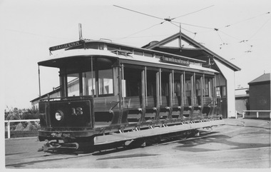 VR tram 13 at Elwood Depot Shed