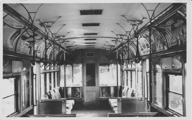 Interior of VR tram 52, 53 or 54