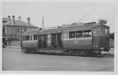 VR tram 30 at Brighton Beach terminus